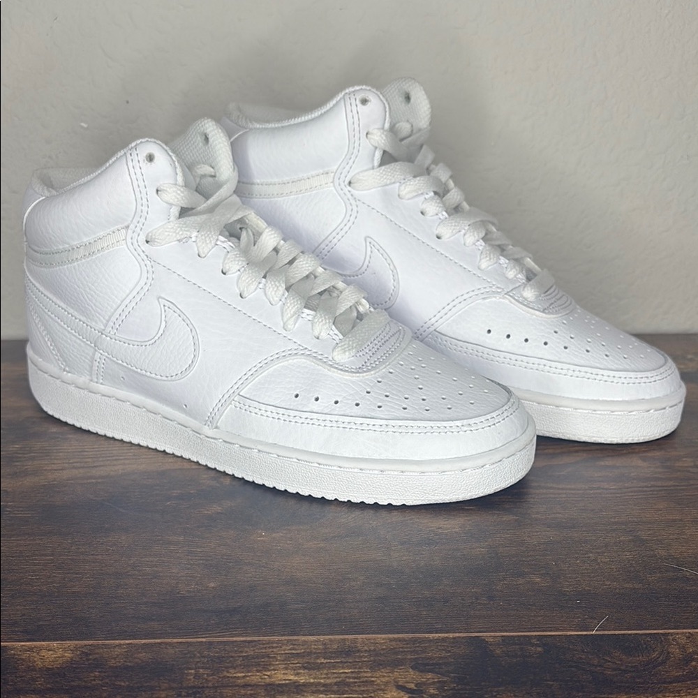 Nike Women's Court Vision Mid Sneaker Classic Design